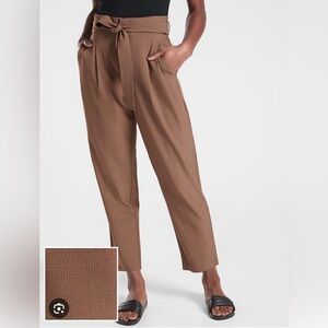 Athleta Skyline Plaid Pant II Brown Plaid